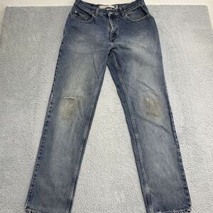 VTG Gap Distressed Denim Jeans Relaxed Fit Mens Size 34x34 Y2K Grunge Thrashed‎